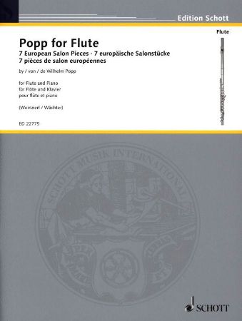 POPP: 7 EUROPEAN SALON PIECES FOR FLUTE AND PIANO