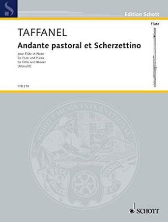 TAFFANEL:ANDANDE PASTORAL ET SCHERZETTINO FLUTE AND PIANO