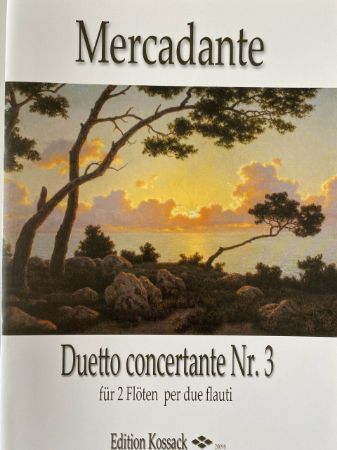 MERCADANTE:DUETTO CONCERTANTE NO.3 FUR 2 FLOTEN