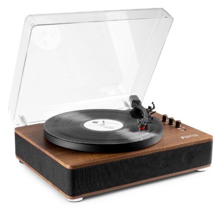 Fenton gramofon RP162 Record Player HQ BT Dark Wood