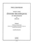 JEANJEAN:25 ETUDES TECHNIQUES VOL.1 CLARINETTO