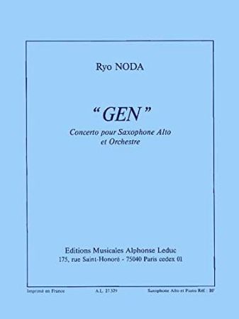 NODA:GEN CONCERTO POUR SAX