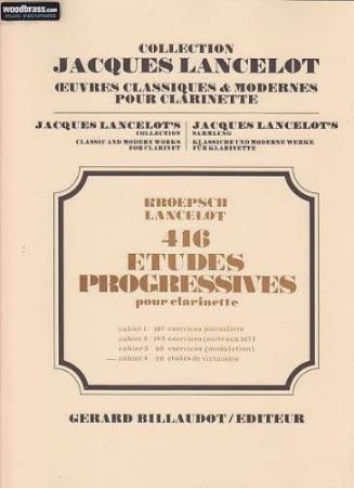 KROEPSCH/LANCELOT:416 ETUDES PROGRESSIVES VOL.4