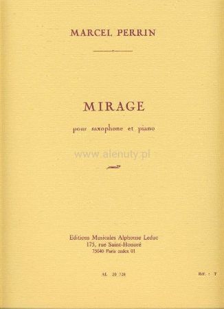 PERRIN:MIRAGE POUR SAX ET PIANO