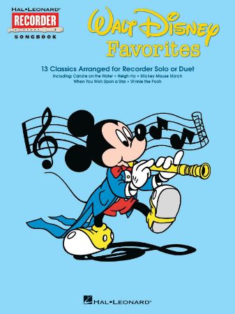 WALT DISNEY FAVORITES RECORDER SONGBOOK