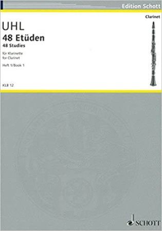 UHL A.:48 ETUDEN CLARINET  BOOK 1