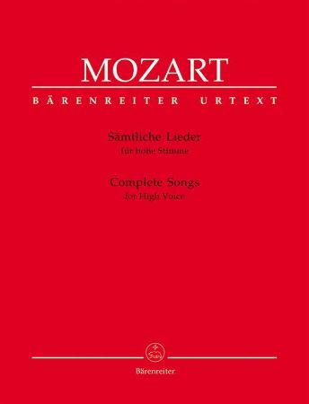 MOZART:COMPLETE SONGS HIGH VOICE