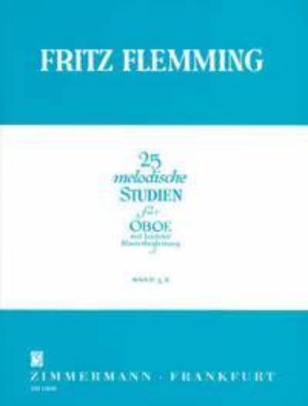 FLEMMING:25 MELODISCHE STUDIEN OBOE VOL.1