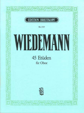 WIEDEMANN:45 ETUDEN FUR OBOE