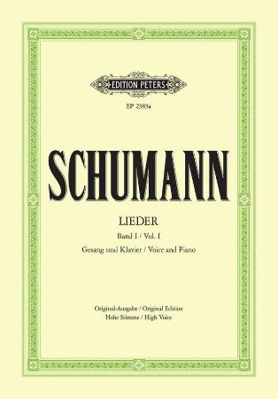 SCHUMANN R:LIEDER VOL.1. HOHE STIMME/HIGH VOICE