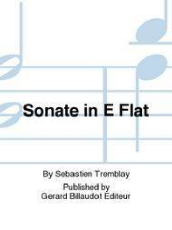 TREMBLAY:SONATE EN MIb SAX ALTO