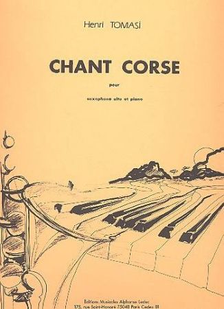 TOMASI:CHANT CORSE, SAXALTO+PIANO