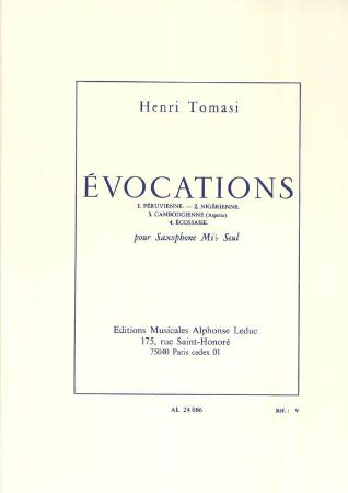 TOMASI:EVOCATIONS SAX