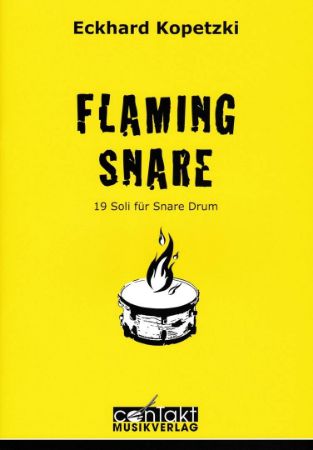 KOPETZKI:FLAMING SNARE 16 LEICHTE SOLI IND DUOS FUR SNARE DRUM