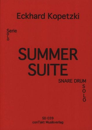 KOPETZKI:SUMMER SUITE SNARE DRUM