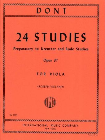 DONT:24 STUDIES OP.37