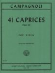 CAMPAGNOLI;41 CAPRICES OP.22, VIOLA AND PIANO