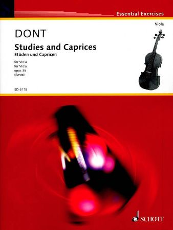 DONT-ETUDEN OP.35(ROSTAL) VIOLA