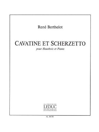 BERTHELOT:CAVANTINE ET SCHERZO OBOE ET PIANO