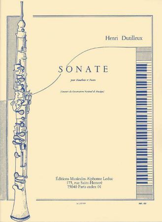 DUTILLEUX H.:SONATE POUR HAUTBOIS ET PIANO