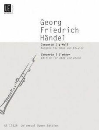 HANDEL:CONCERTO G-MOLL,OBOE AND PIANO