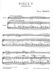 FRANCK:PIECE V  OBOE ET PIANO