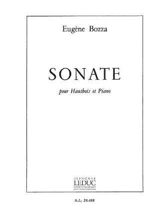 BOZZA:SONATE OBOE & PIANO