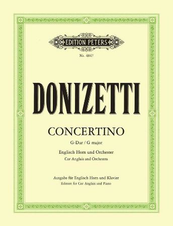 DONIZETTI:CONCERTINO,ENGLISCH HORN(OBOE) AND PIANO