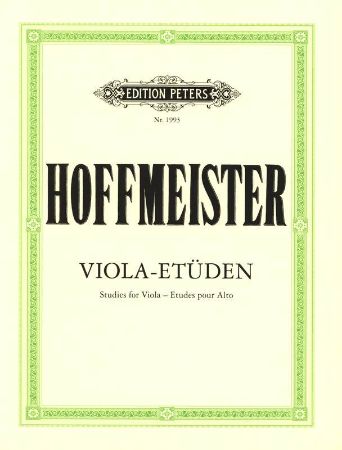 HOFFMEISTER:VIOLA ETUDEN