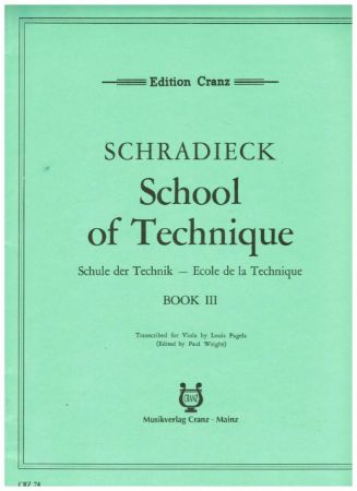 SCHRADIECK:SCHOOL OF VIOLA TECHNI,VOL.2