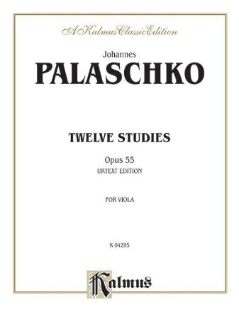 PALASCHKO-TWELVE STUDIES OP.55 VIOLA