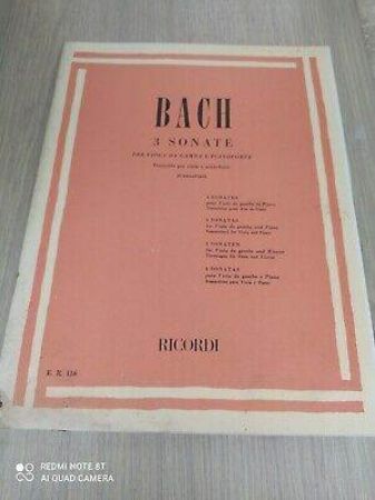 BACH J.S.-3SONATE PER VIOLA