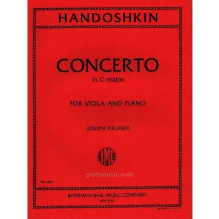 HANDOSHKIN:CONCERTO C MAJOR VIOLA AND PIANO
