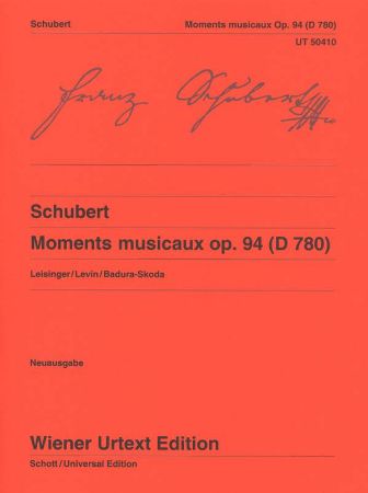 SCHUBERT:MOMENTS MUSICAUX OP.94 D780