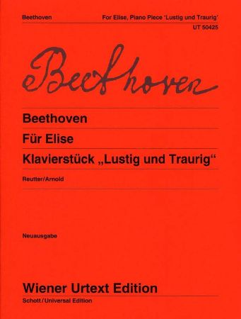 BEETHOVEN:FUR ELISE KLAVIERSTUCK "LUSTIG UND TRAURIG"