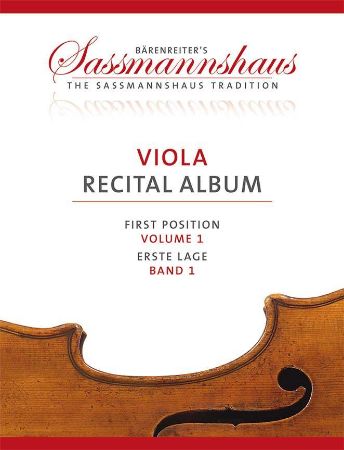 SASSMANNSHAUS:VIOLA RECITAL ALBUM FIRST POSITION VOL.1