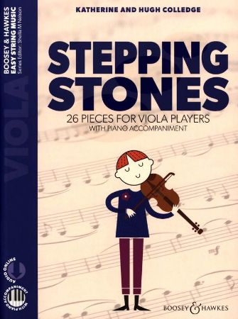 COLLEDGE:STEPPING STONES VIOLA AND PIANO+AUDIO ACC.