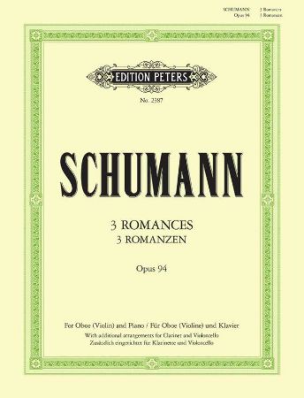 SCHUMANN R:ROMANZEN OP.94,OBOE AND PIANO