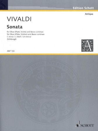 VIVALDI:SONATA FOR OBOE(FL.UTE,VIOLIN) C-MOLL AND PIANO