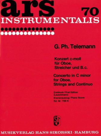 TELEMANN:CONCERTO IN C MINOR FOR OBOE AND PIANO