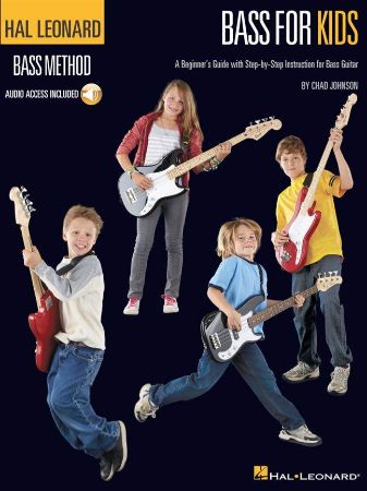 JOHNSON:HAL LEONARD BASS METHOD  BASS FOR KIDS + AUDIO ACCESS