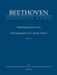 BEETHOVEN:STRING QUARTET IN C-SHARP MINOR OP.131 STUDY SCORE