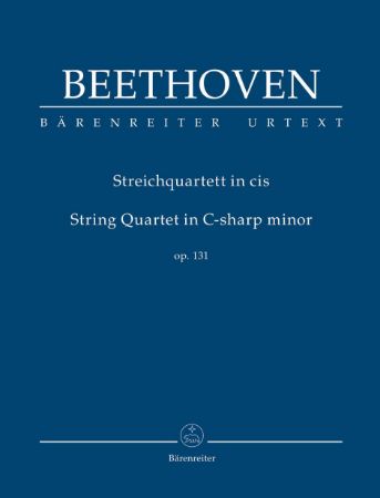 BEETHOVEN:STRING QUARTET IN C-SHARP MINOR OP.131 STUDY SCORE