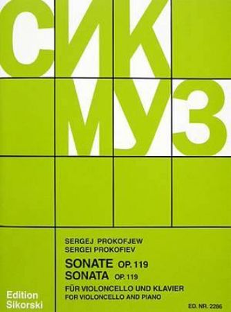 PROKOFIEV:SONATE OP.119 FOR CELLO AND PIANO