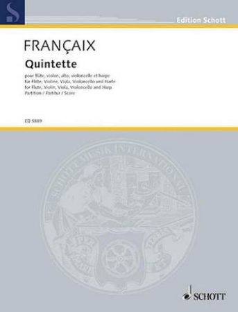 FRANCAIX:QUINTETTE SCORE