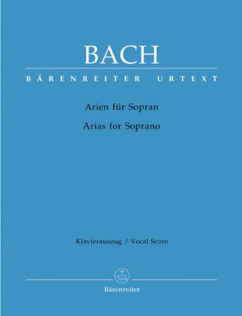 BACH J.S.:ARIEN FUR SOPRANO/ARIAS FOR SOPRANO VOCAL SCORE