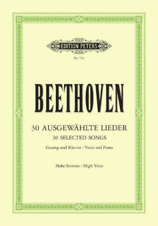 BEETHOVEN:30 SELECTED SONGS/HIGH VOICE