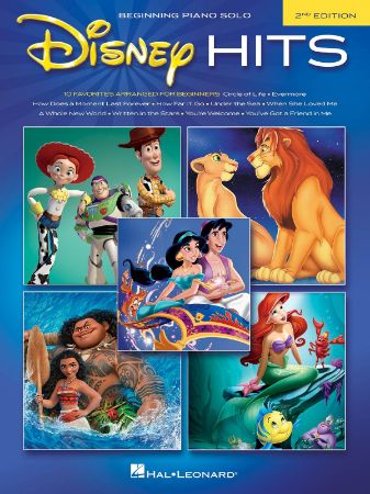 DISNEY HITS BEGINNING PIANO SOLO 2ND EDITION