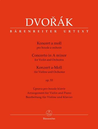 DVORAK:CONCERTO A-MOLL OP. 53 VIOLIN & PIANO