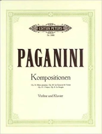 PAGANINI:KOMPOSITIONEN VIOLINE UND KLAVIER